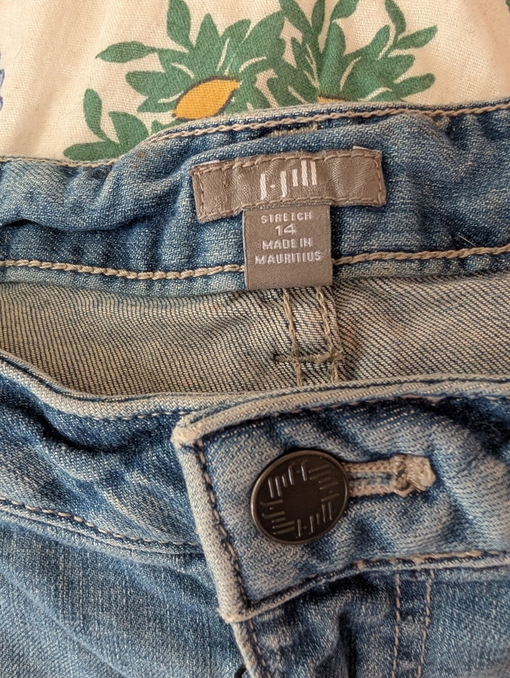 J.Jill Stretch Women's Blue Jeans Shorts - Size 14
